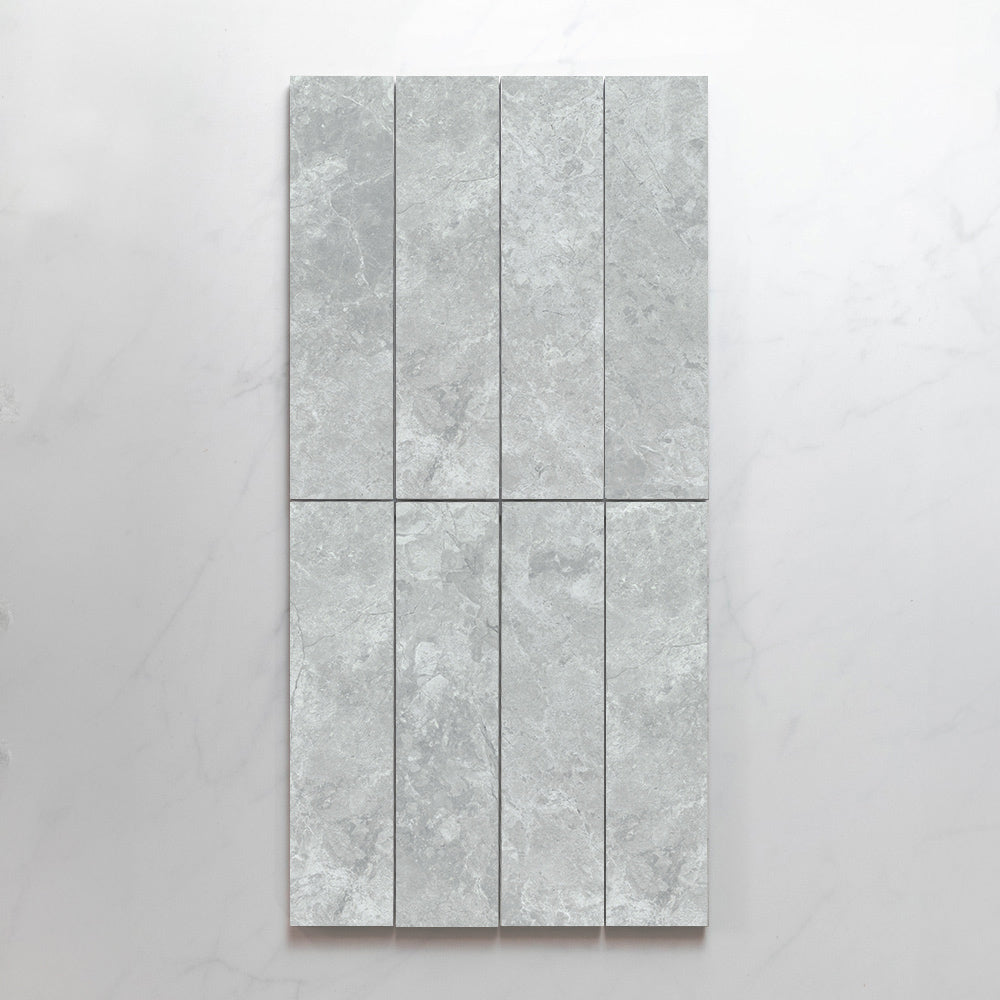 Turin White 75X300 Matt Subway Porcelain TIle