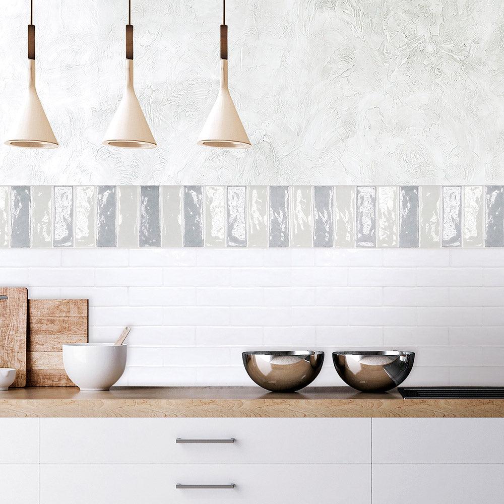 Acquarella Grey 60x200 Gloss Subway Tile - Tile Lane