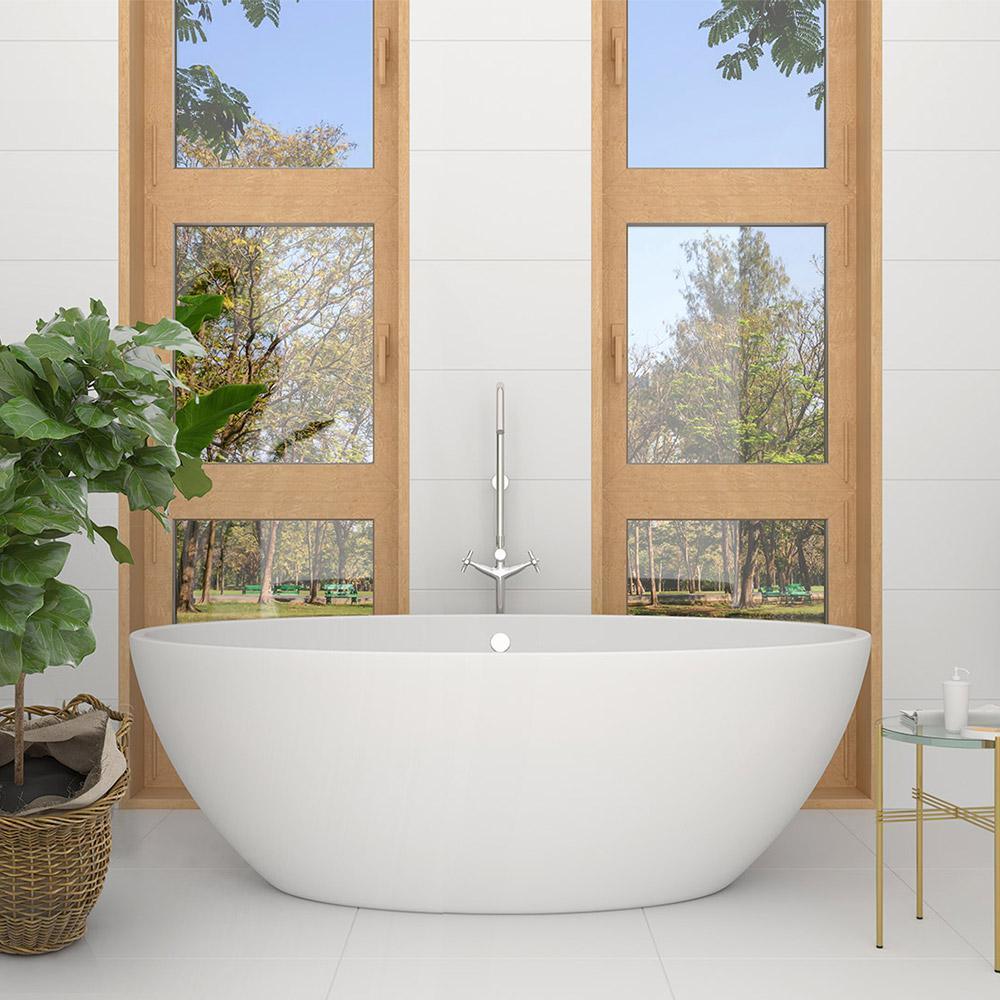 Arctic White 300x600 Gloss Cushioned Edge Wall Tile - Tile Lane