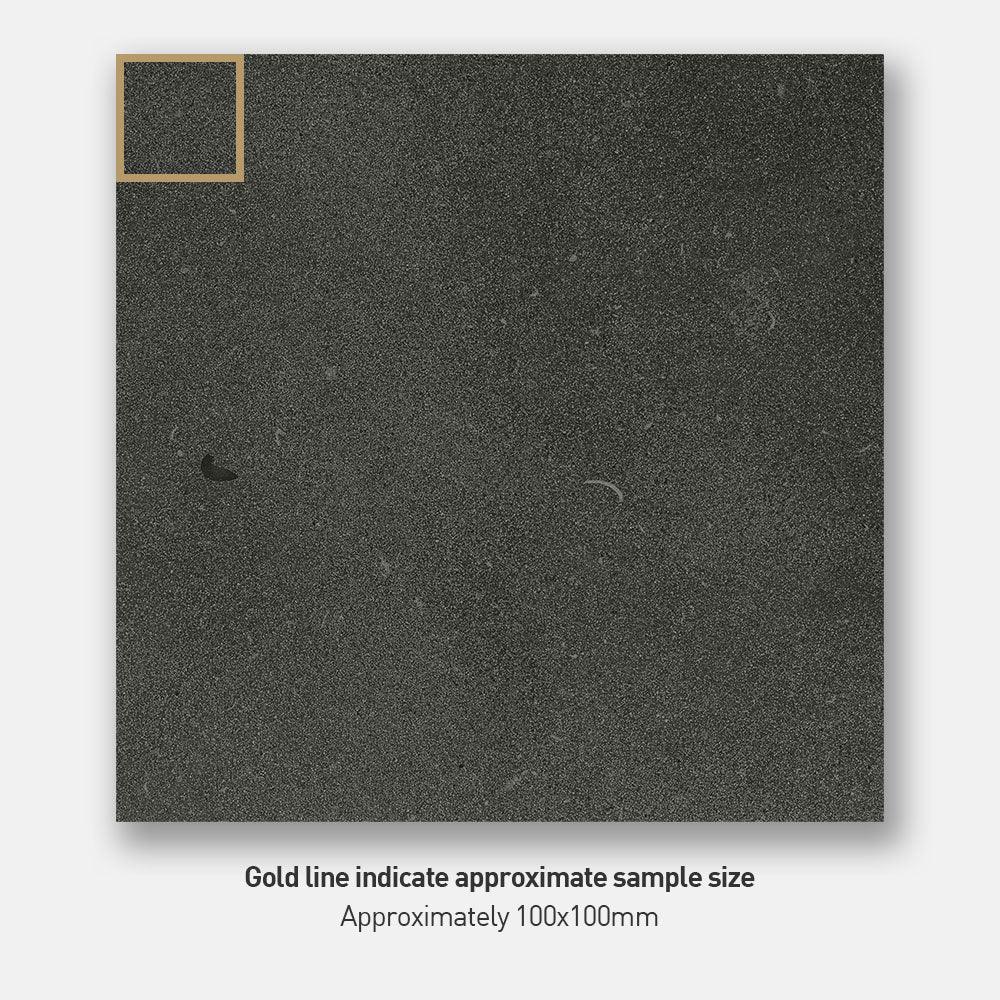 Berlin Charcoal 600x600 Lappato Porcelain Tile - Tile Lane