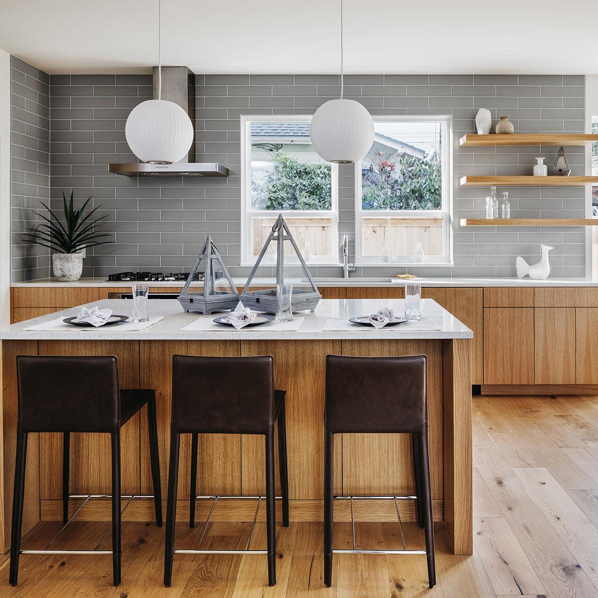 Columbus Ash 75x300 Gloss Subway Tile - Tile Lane