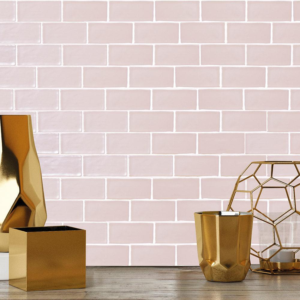 Cottage Powder Pink 75x150 Matt Subway Tile - Tile Lane