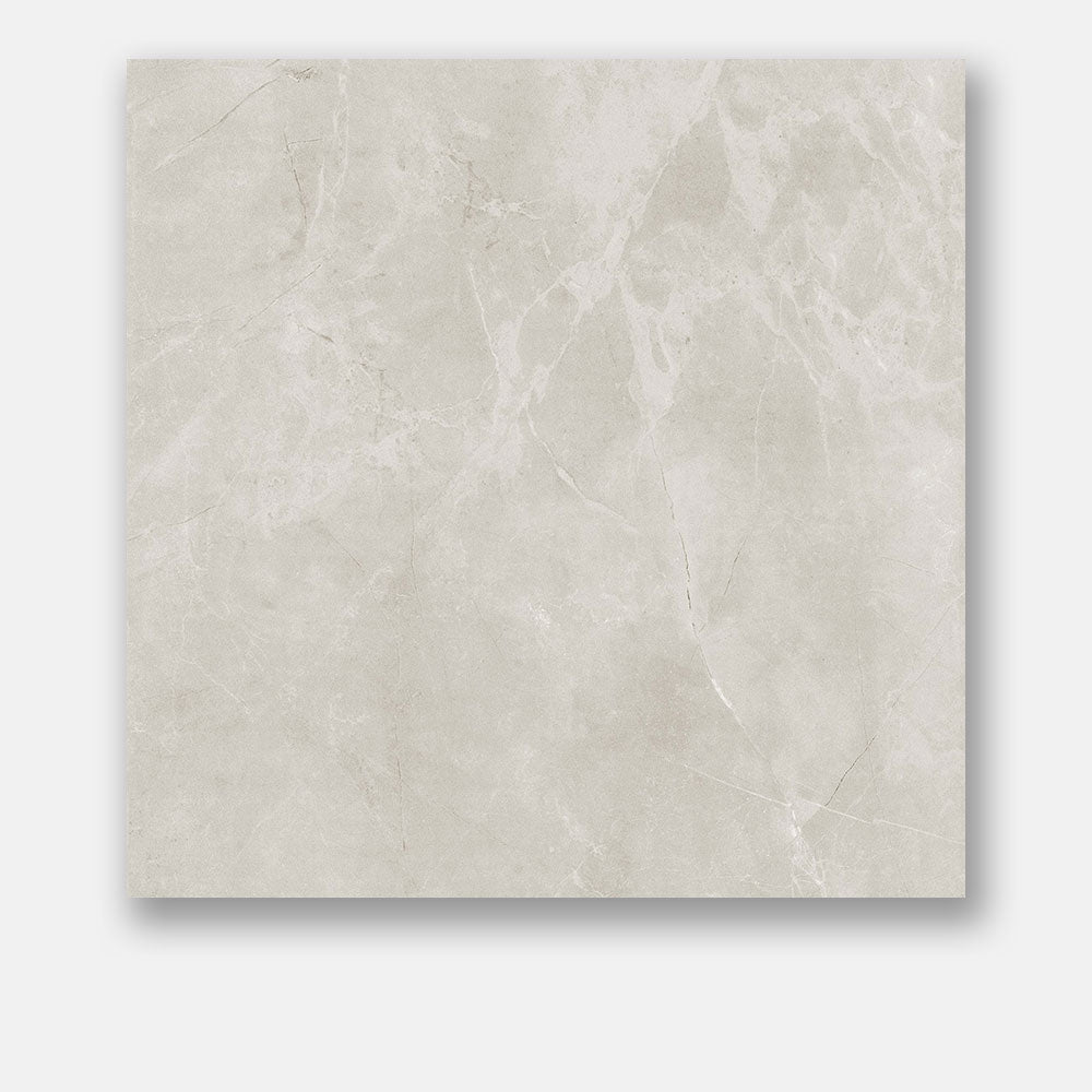 Eleonora Light Grey 600X600 Polished Porcelain Tile