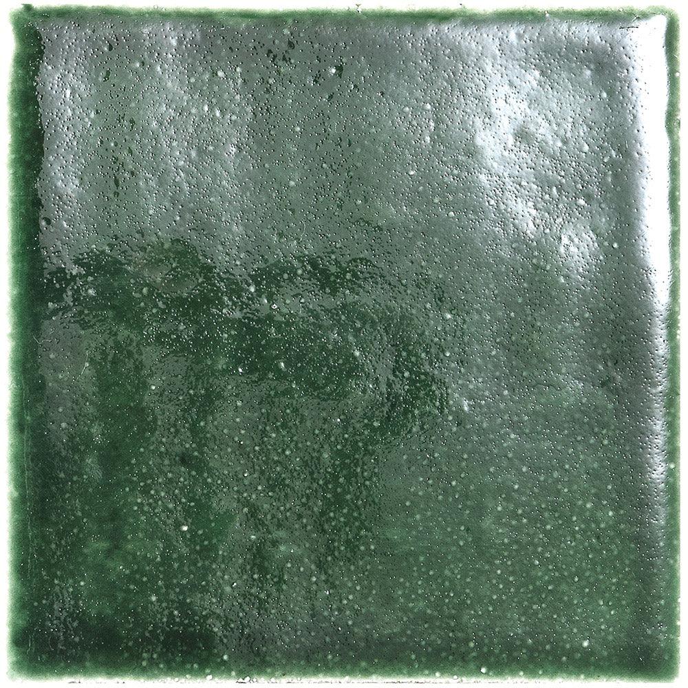 Havana Forest Green 150X150 Hand Made Gloss Tile - Tile Lane