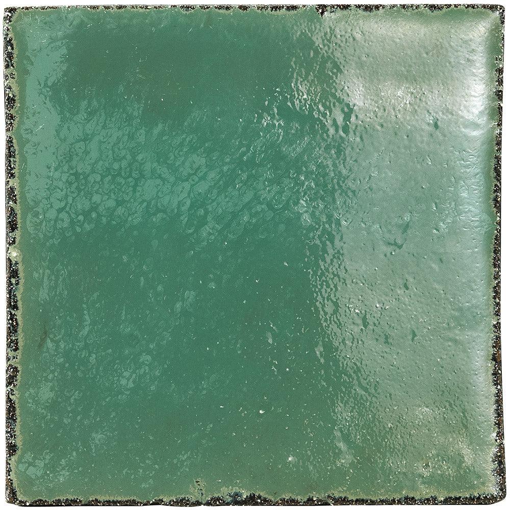 Havana Teal 150x150 Hand Made Gloss Tile - Tile Lane