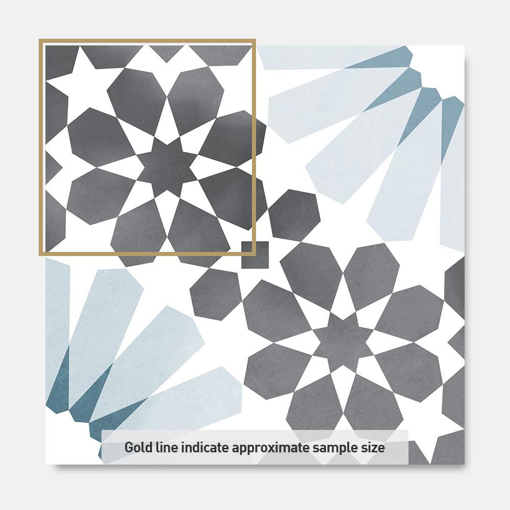 Heritage Bella Encaustic Look 200x200 Matt Tile - Tile Lane