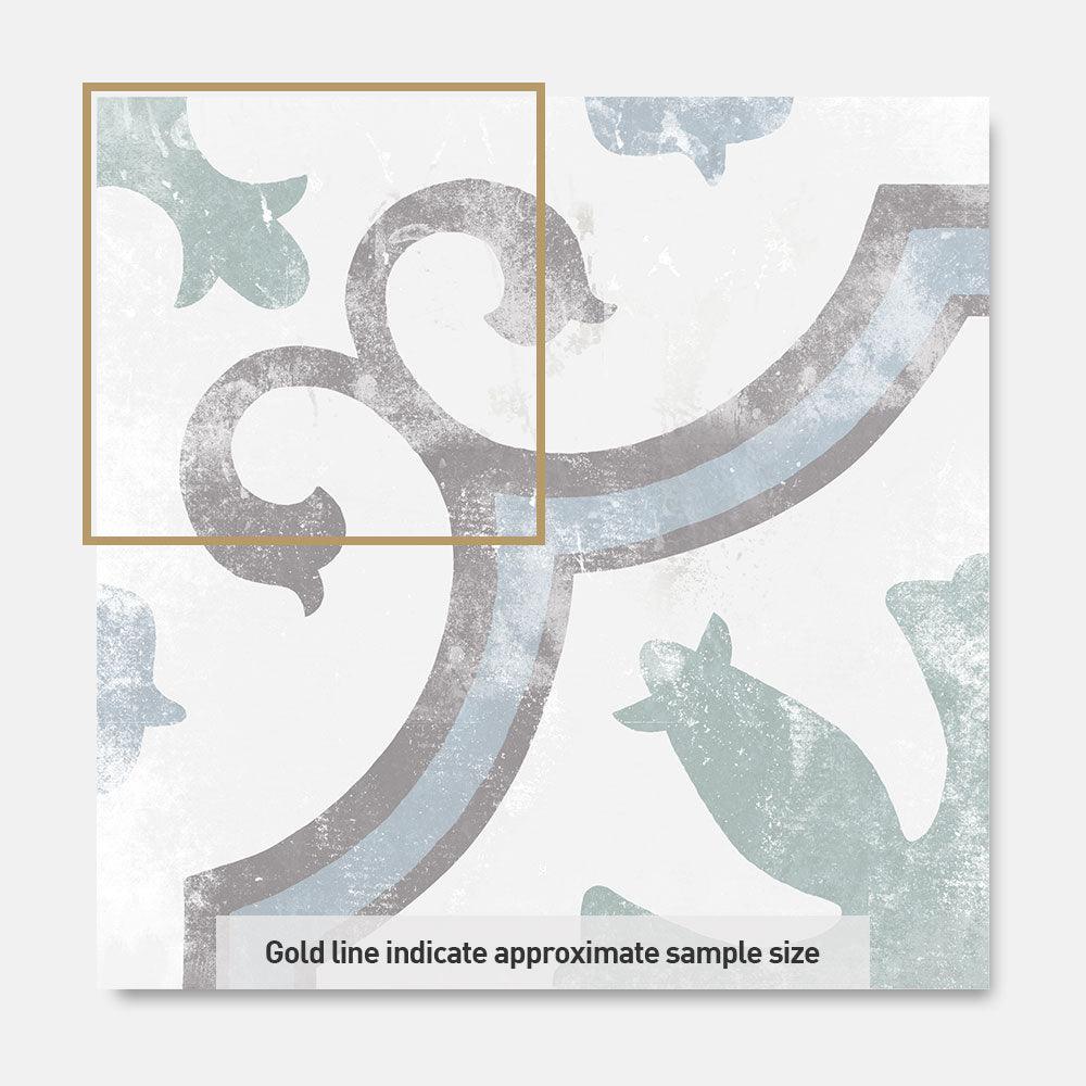 Heritage Bonita Encaustic Look 200x200 Matt Tile - Tile Lane