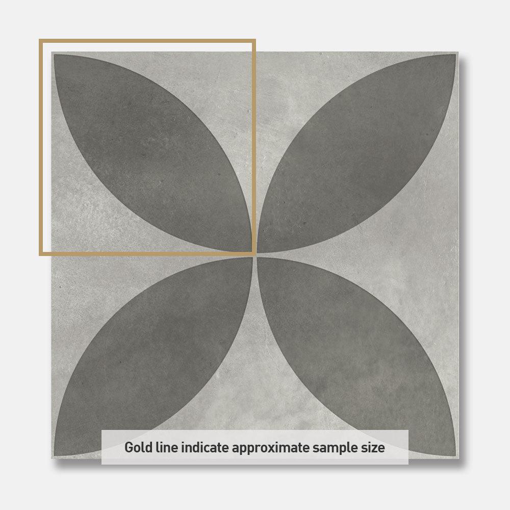Heritage Clover Encaustic Look 200x200 Matt Tile - Tile Lane