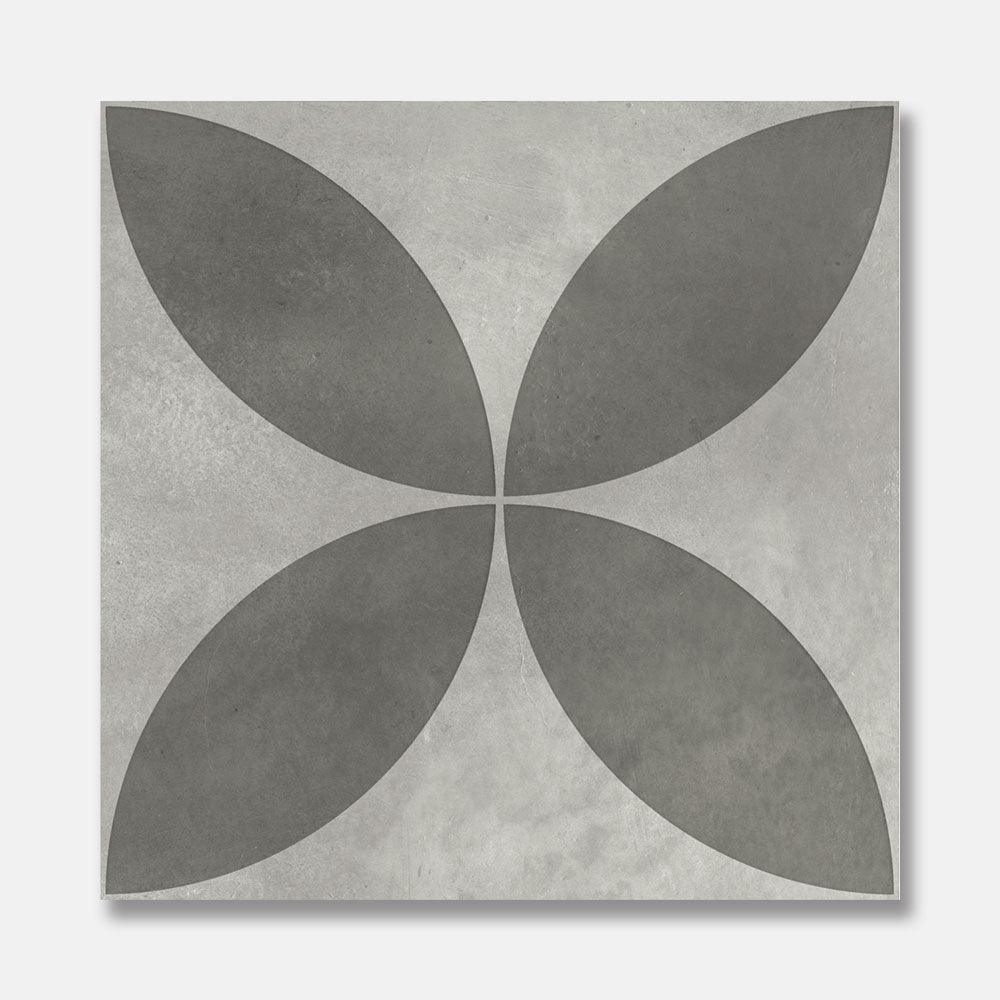 Heritage Clover Encaustic Look 200x200 Matt Tile - Tile Lane