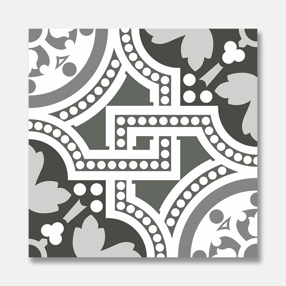 Heritage Jericho Encaustic Look 200x200 Matt Tile - Tile Lane