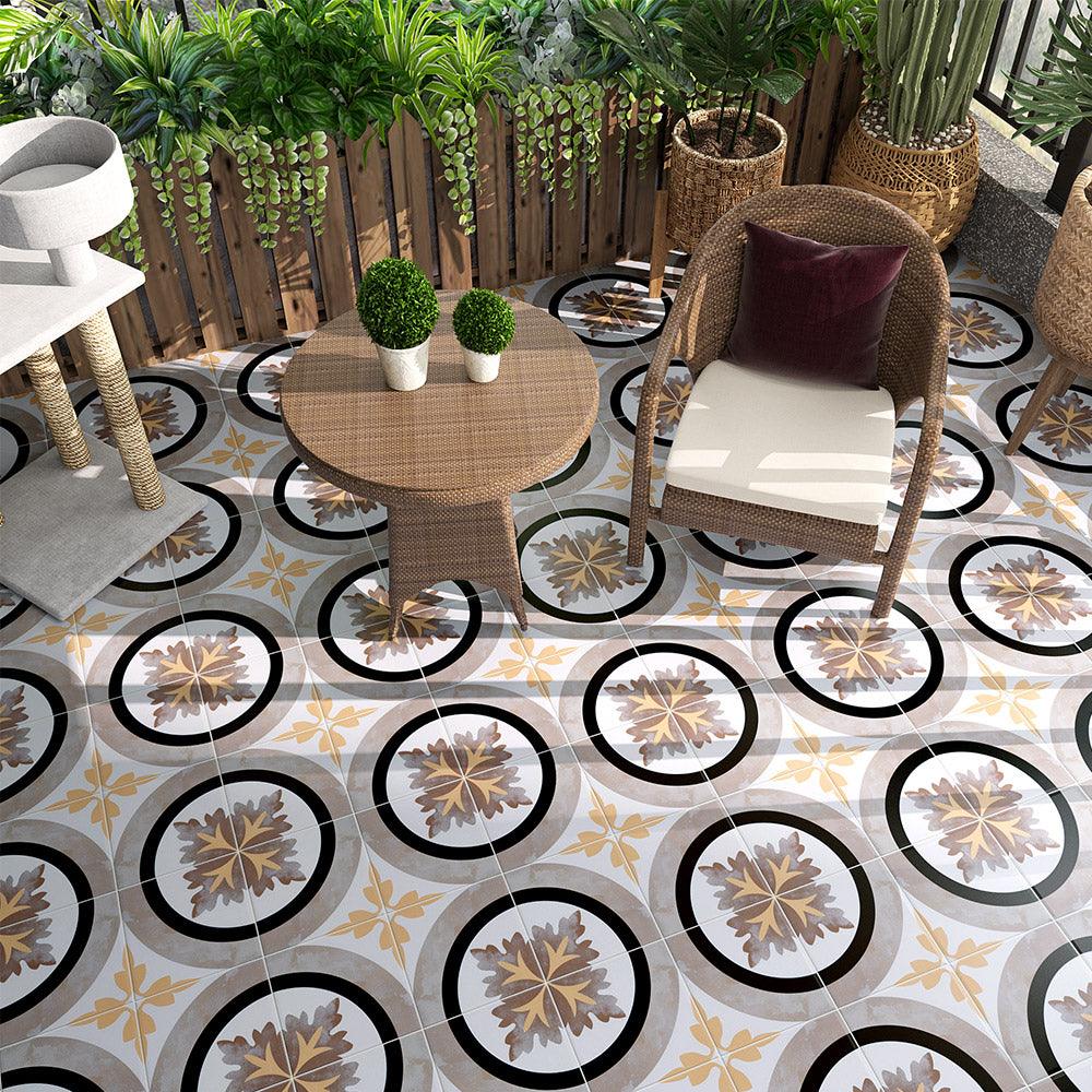 Heritage Aurelia Encaustic Look 200x200 Matt Tile - Tile Lane