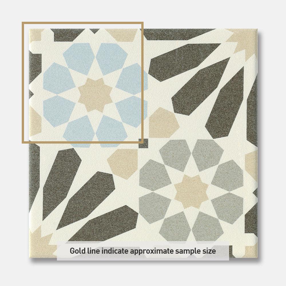 Heritage Florian Encaustic Look 200x200 Matt Tile - Tile Lane