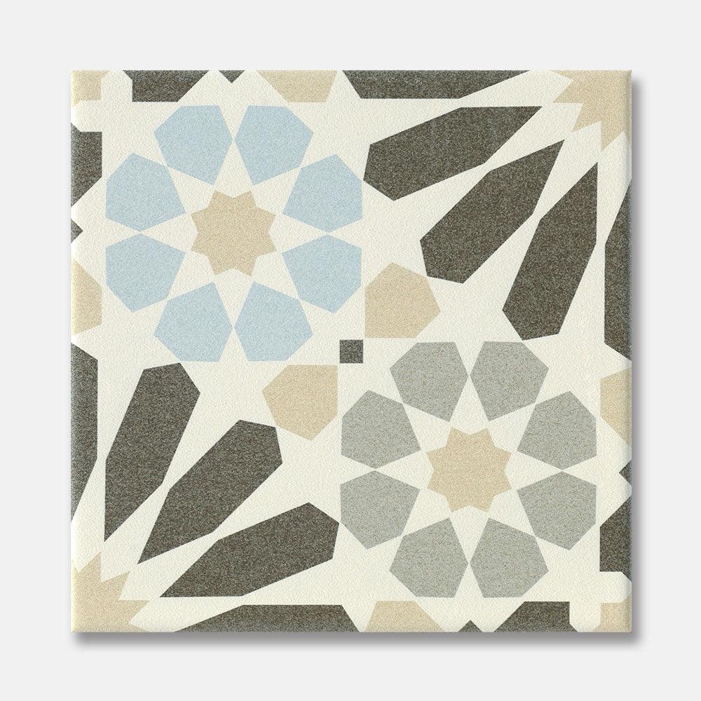 Heritage Florian Encaustic Look 200x200 Matt Tile - Tile Lane