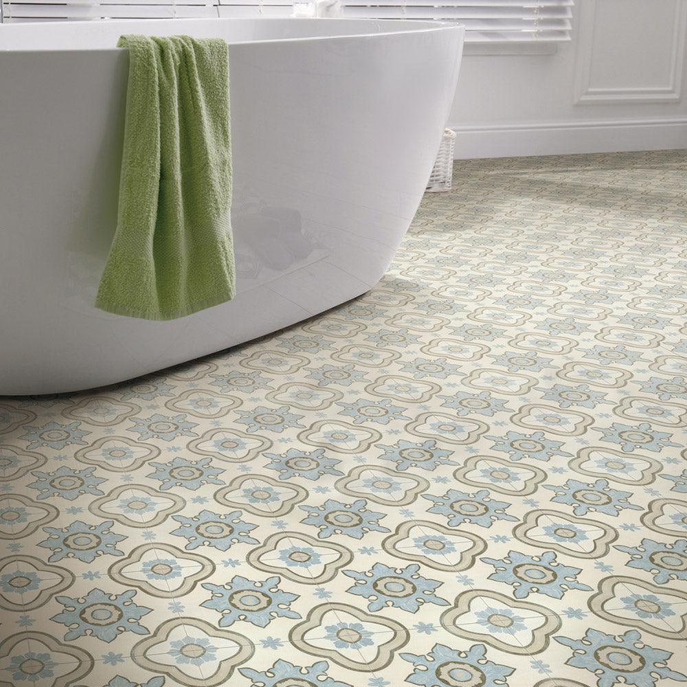 Heritage Gaia Encaustic Look 200x200 Matt Tile - Tile Lane