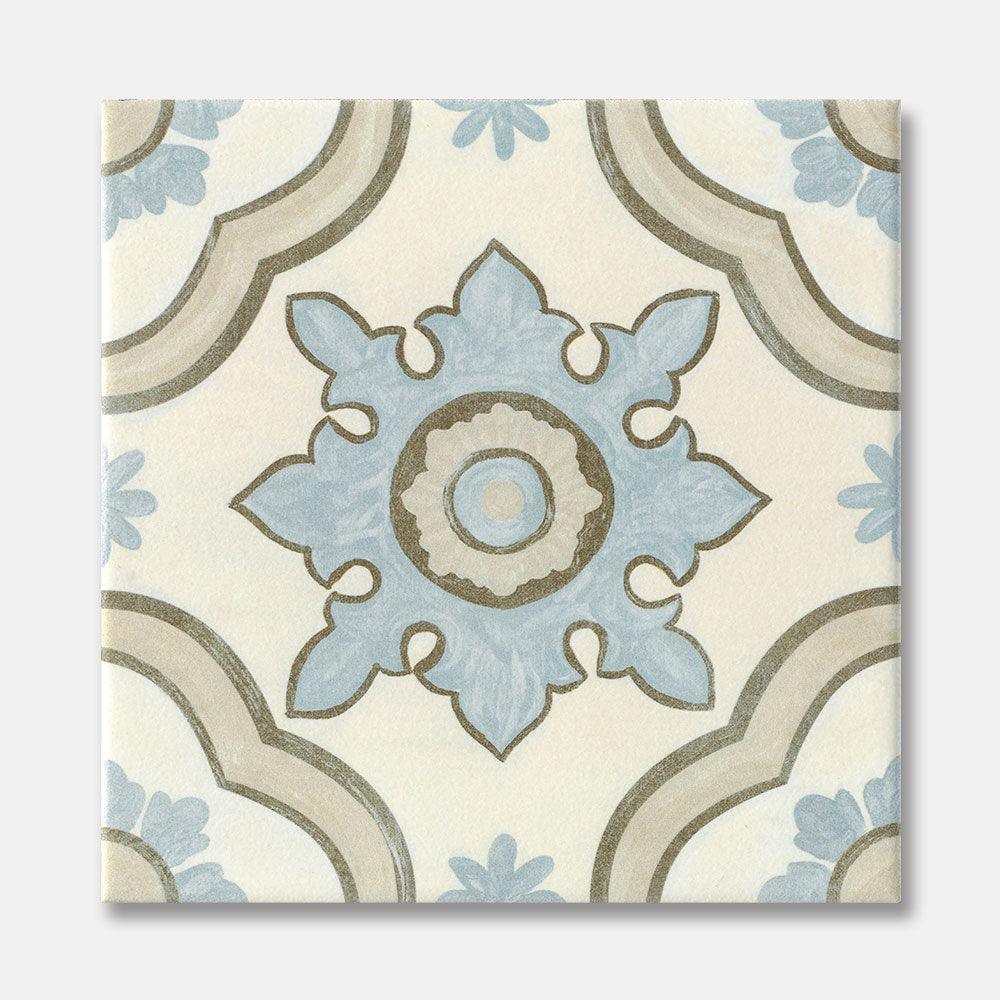 Heritage Gaia Encaustic Look 200x200 Matt Tile - Tile Lane
