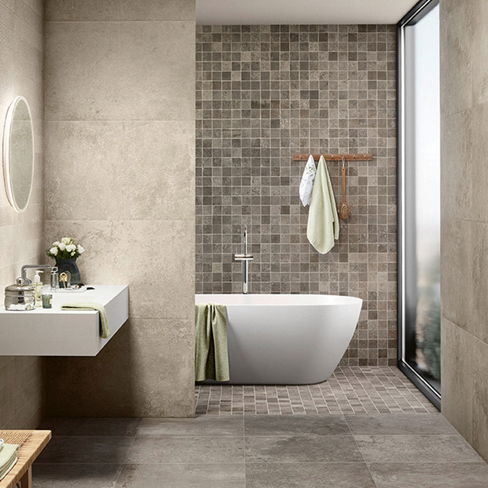 Memphis White 600X900 Outdoor Concrete Look Porcelain Tile