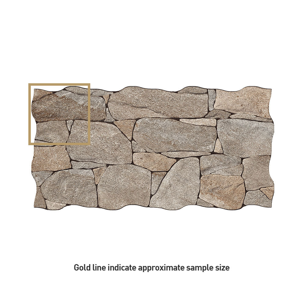 Valais Beige 333x650 Interlocking Porcelain Wall Cladding Tile