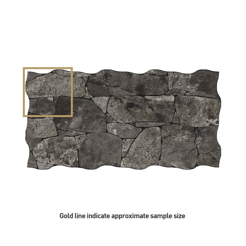 Valais Dark 333x650 Interlocking Porcelain Wall Cladding Tile