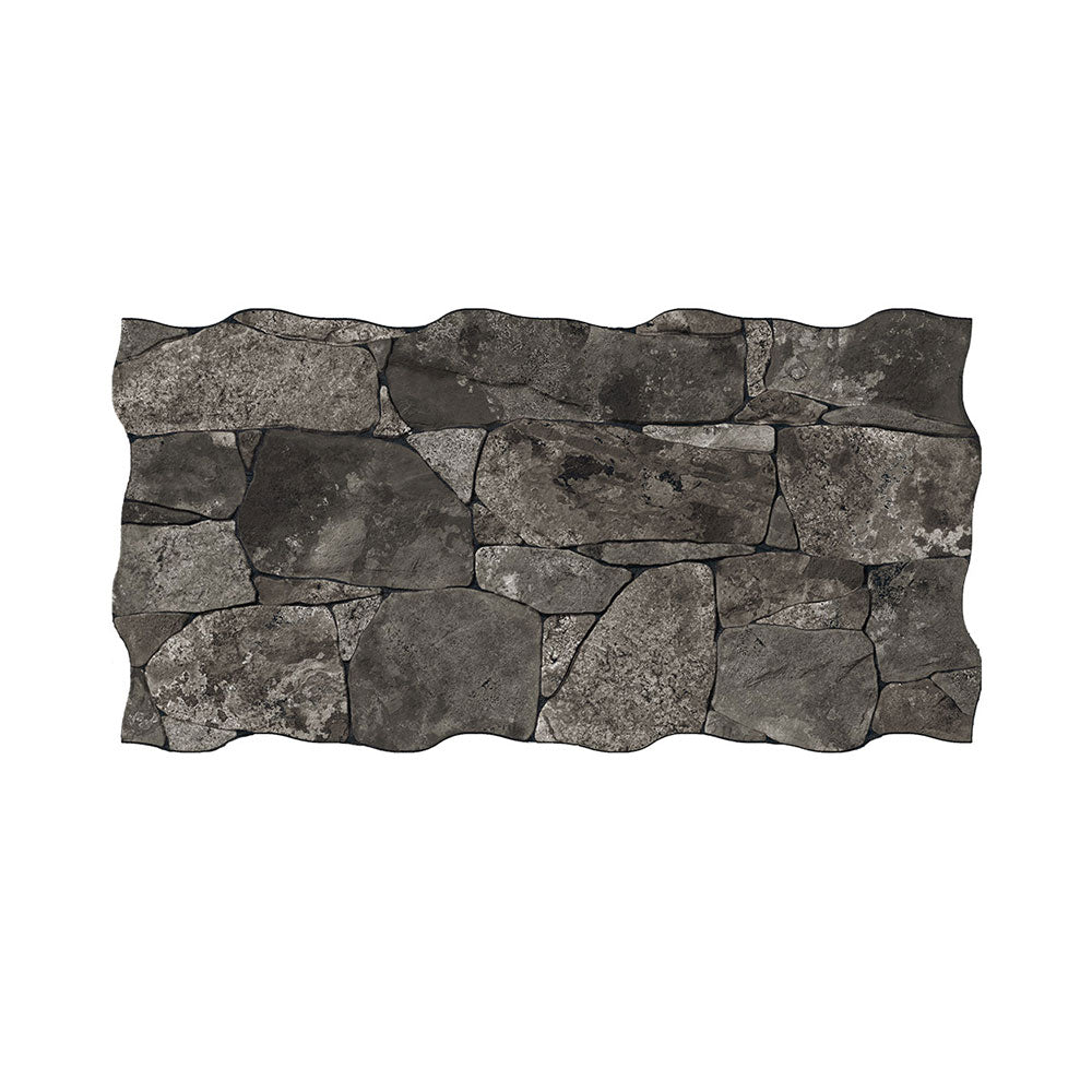 Valais Dark 333x650 Interlocking Porcelain Wall Cladding Tile