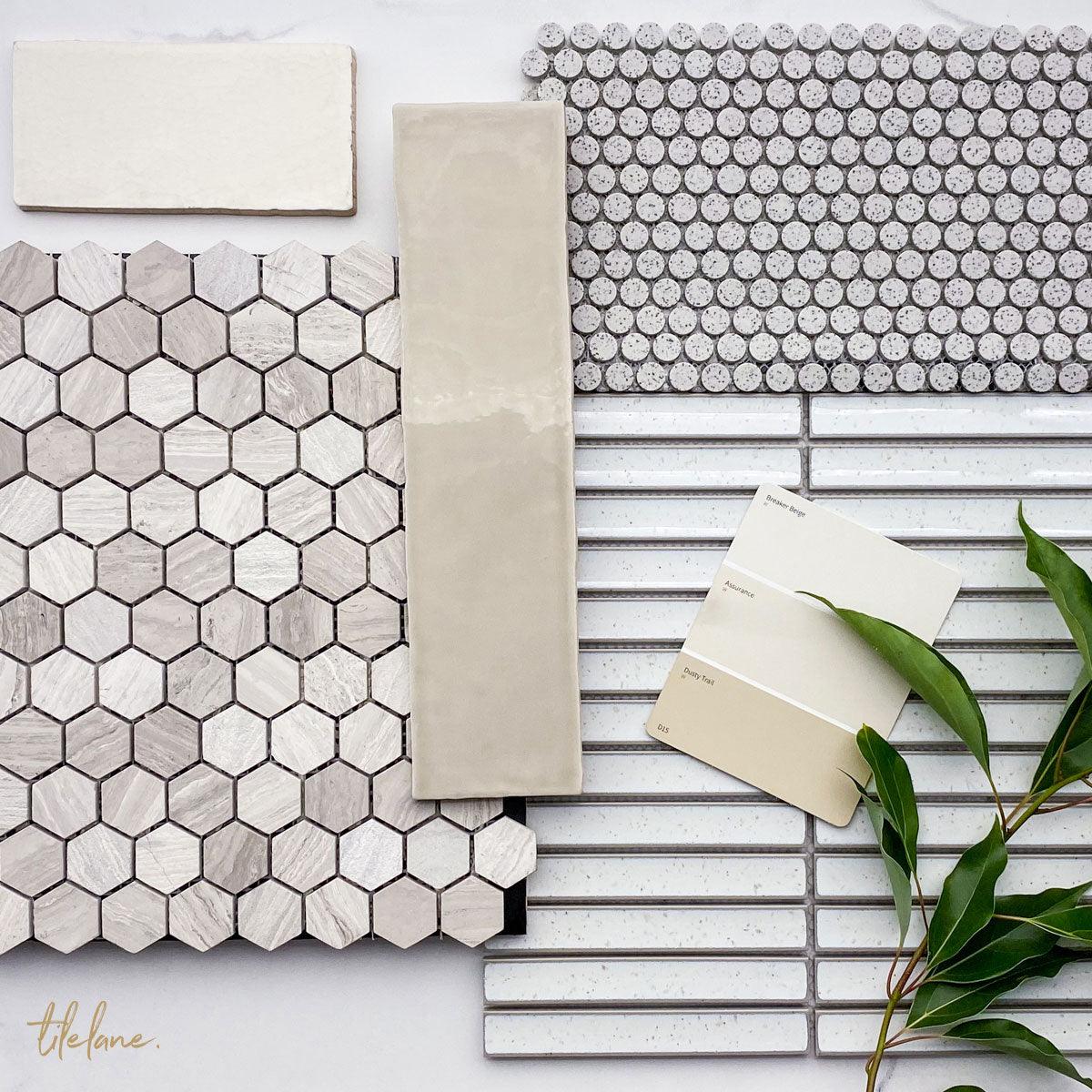 Evolution Cotton 75x300 Gloss Subway Tile - Tile Lane