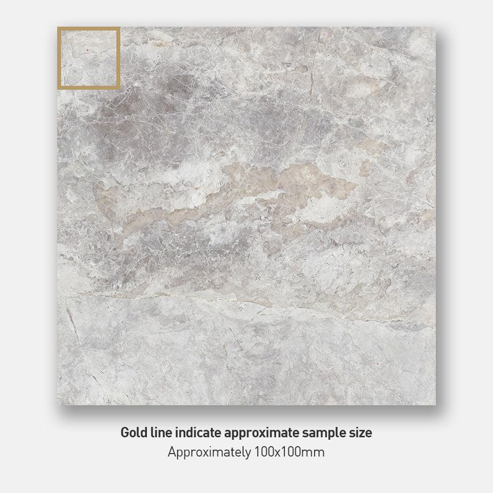 Turin Grey 600X600 Polished Porcelain Tile - Tile Lane