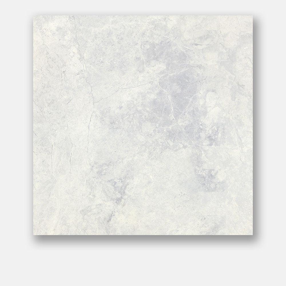 Turin White 600X600 Matt Porcelain Tile - Tile Lane