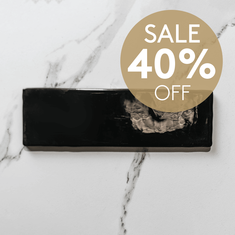Acquarella Black 60x200 Gloss Subway Tile - Tile Lane