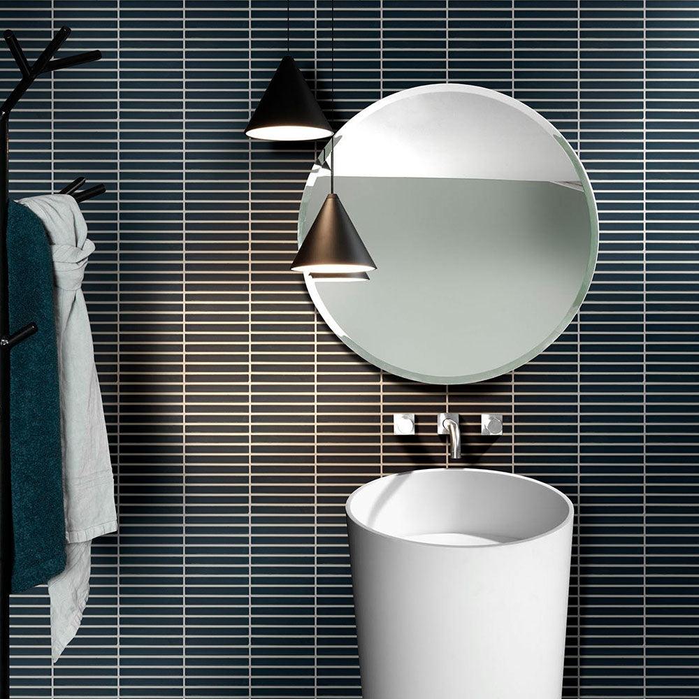 Bamboo Black 20x145 Gloss Tile - Tile Lane