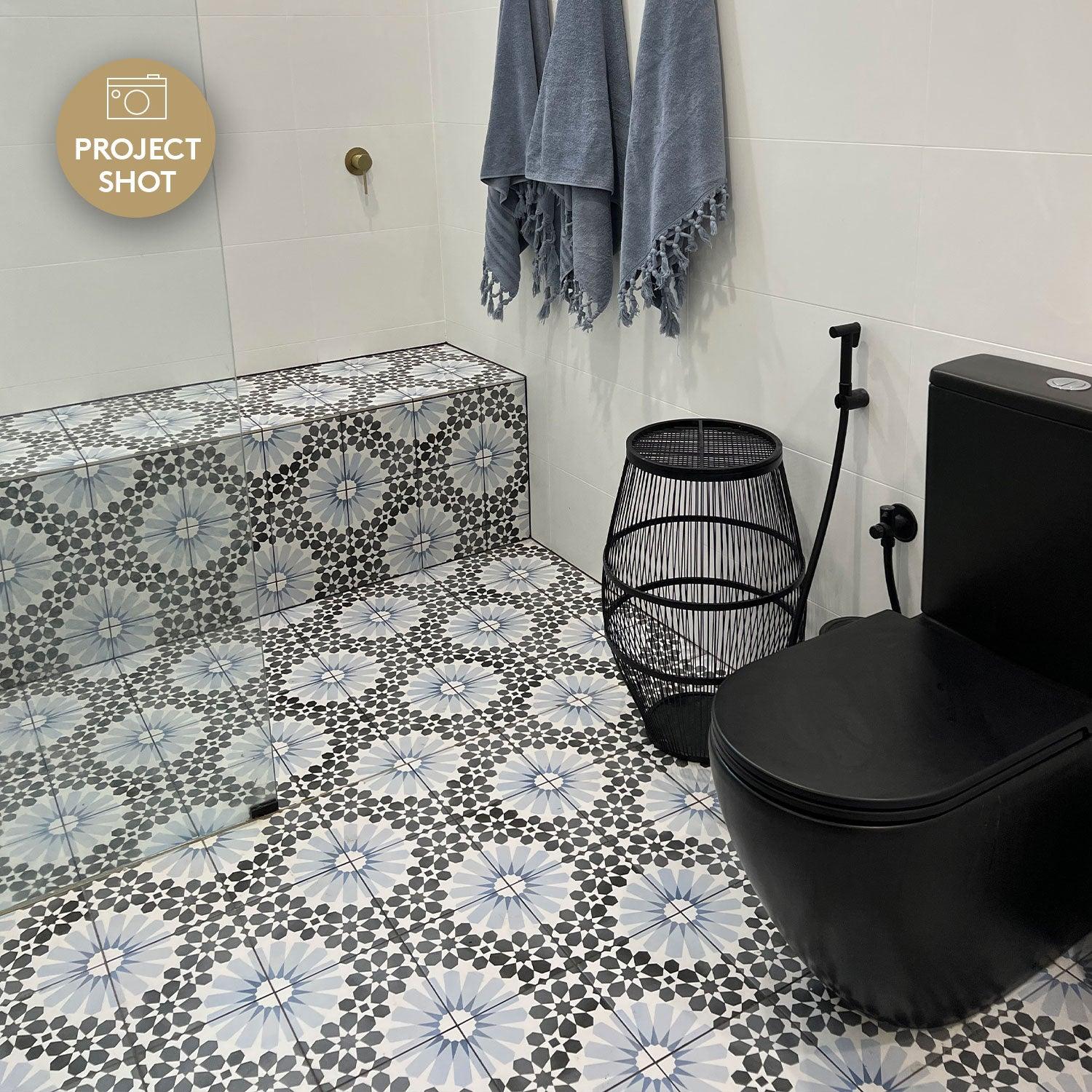 Heritage Bella Encaustic Look 200x200 Matt Tile - Tile Lane