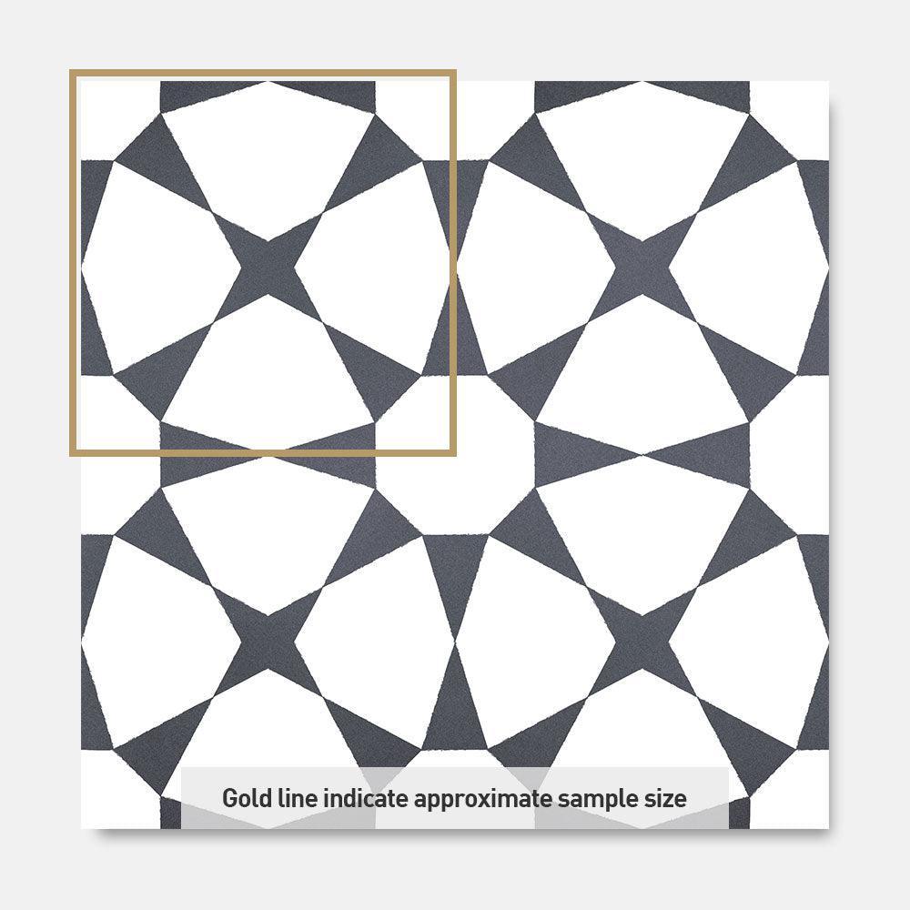 Heritage Magari Encaustic Look 200x200 Matt Tile - Tile Lane