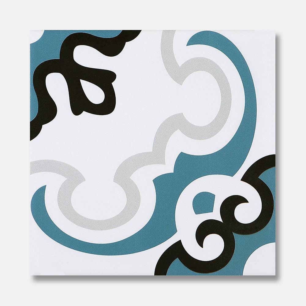 Heritage Marilla Encaustic Look 200x200 Matt Tile - Tile Lane