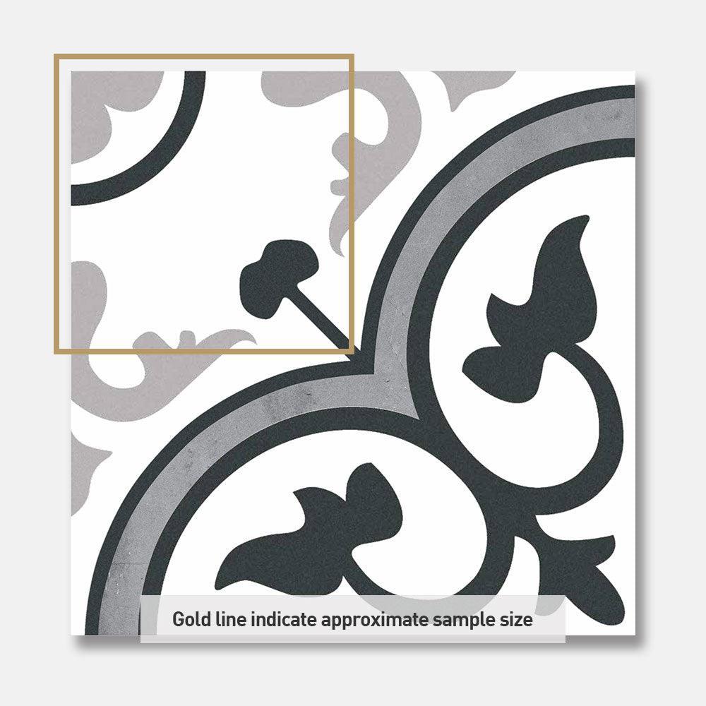 Heritage Medina Encaustic Look 200x200 Matt Tile - Tile Lane