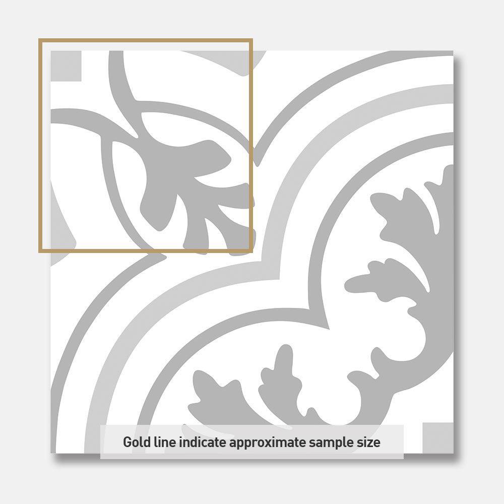 Heritage Muscat Encaustic Look 200x200 Matt Tile - Tile Lane