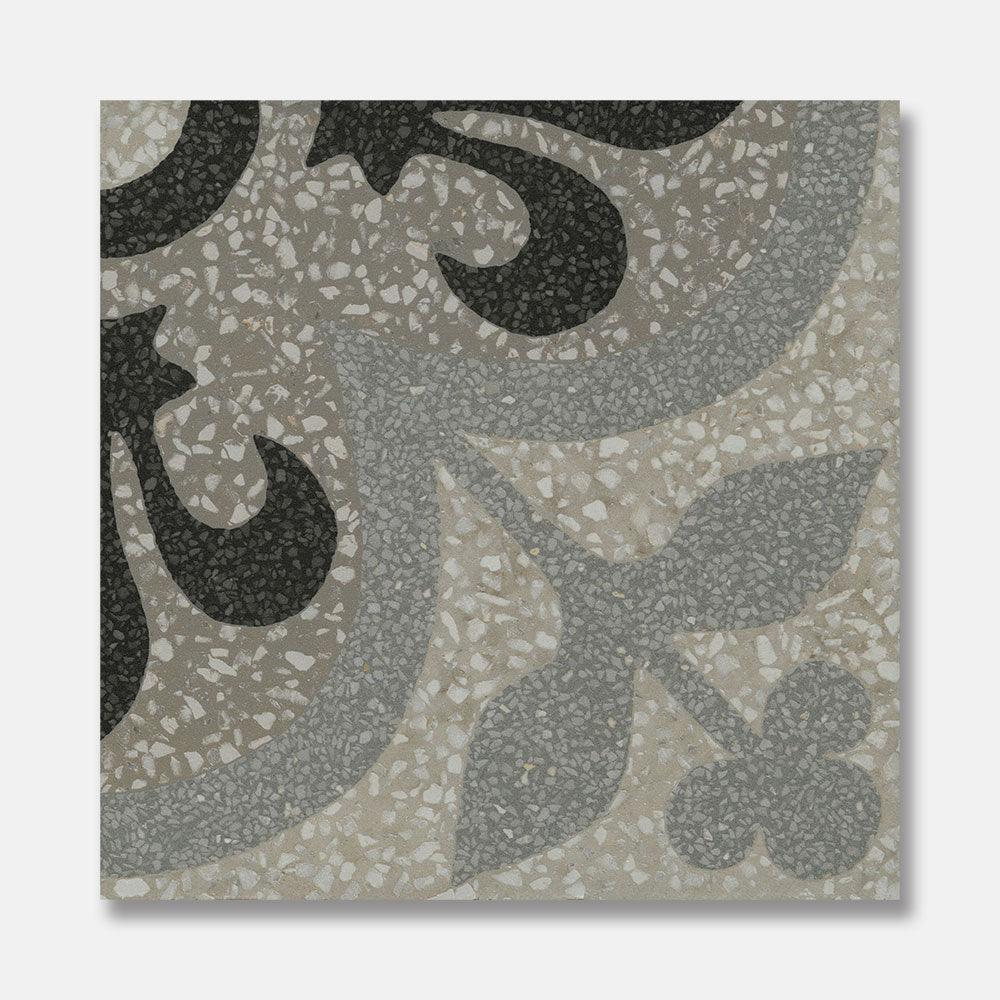 Heritage Tulip Encaustic Look 200x200 Matt Tile - Tile Lane