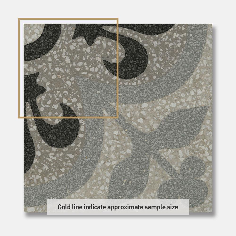 Heritage Tulip Encaustic Look 200x200 Matt Tile - Tile Lane