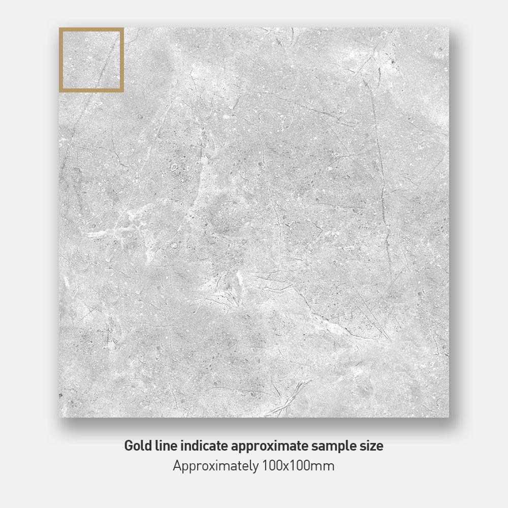 Marbella Grey 600X600 Polished Porcelain Tile - Tile Lane