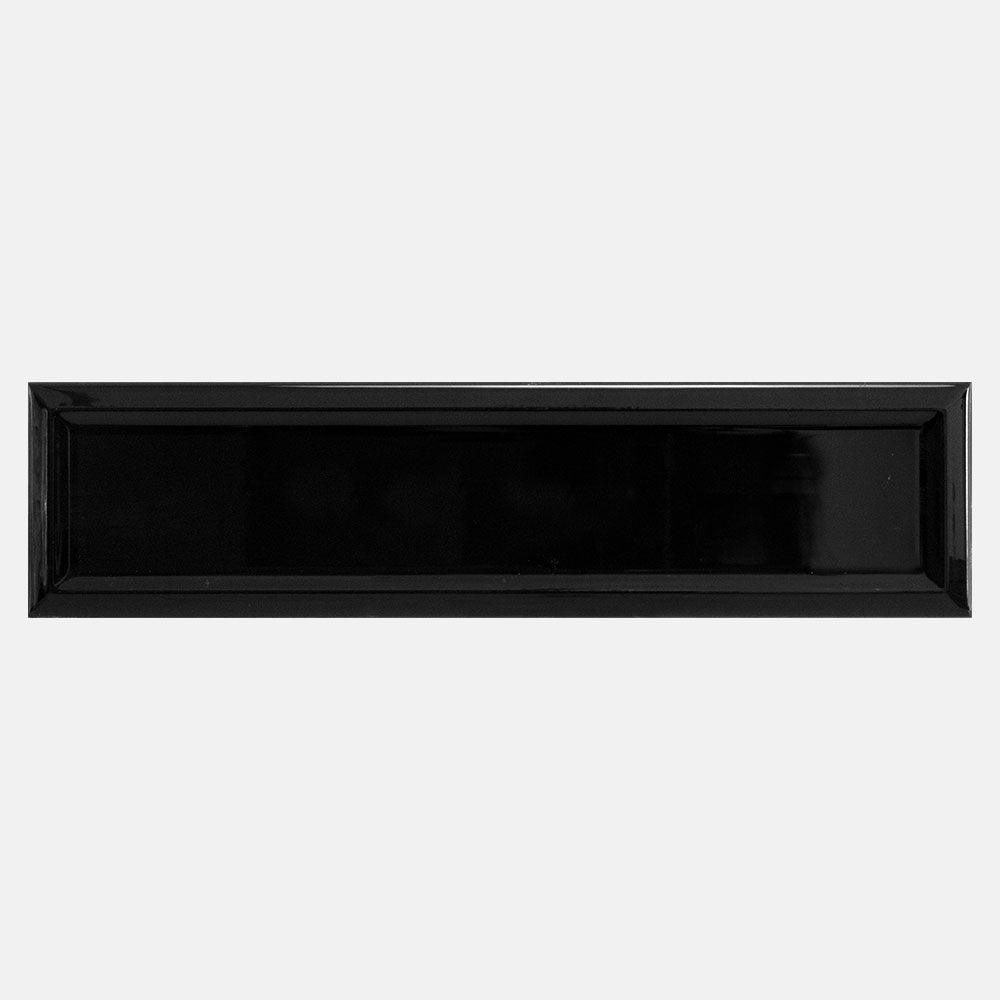 Metro Black Frame 68x280 Gloss Subway Tile - Tile Lane
