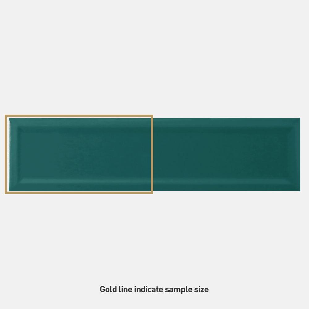 Metro Dark Green Frame 68x280 Matt Subway Tile - Tile Lane