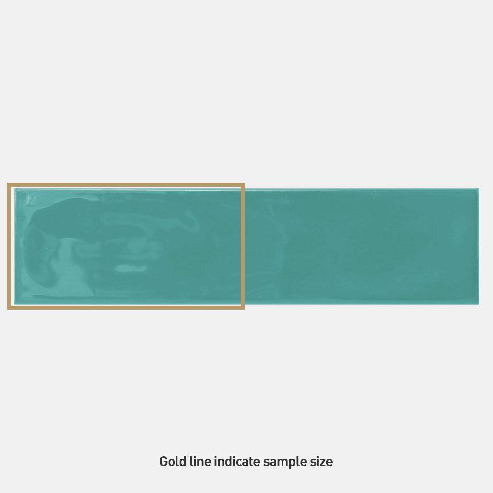 Metro Light Green Wave 68x280 Gloss Subway Tile - Tile Lane