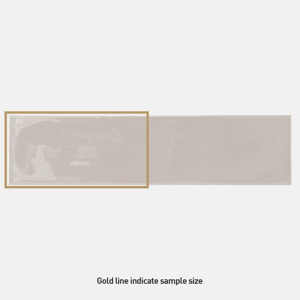 Metro Light Grey Wave 68x280 Gloss Subway Tile - Tile Lane