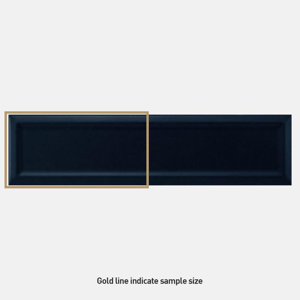 Metro Navy Frame 68x280 Matt Subway Tile - Tile Lane