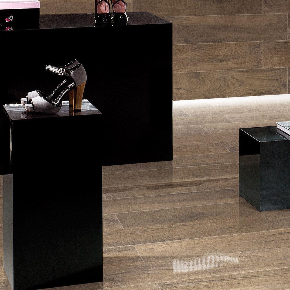 Oxford Maroon 1200x200 Outdoor Timber Look Porcelain Tile - Tile Lane