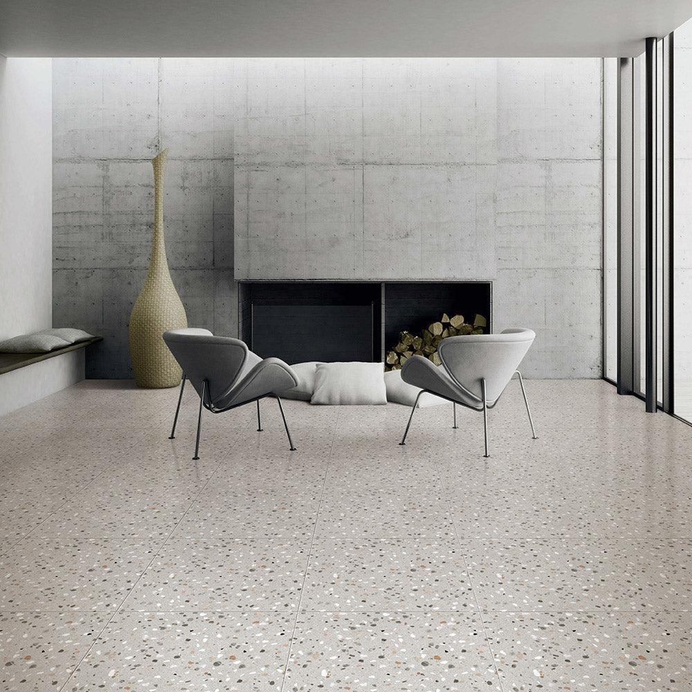 Roma Avenue 300x600 Matt Terrazzo Porcelain Tile - Tile Lane