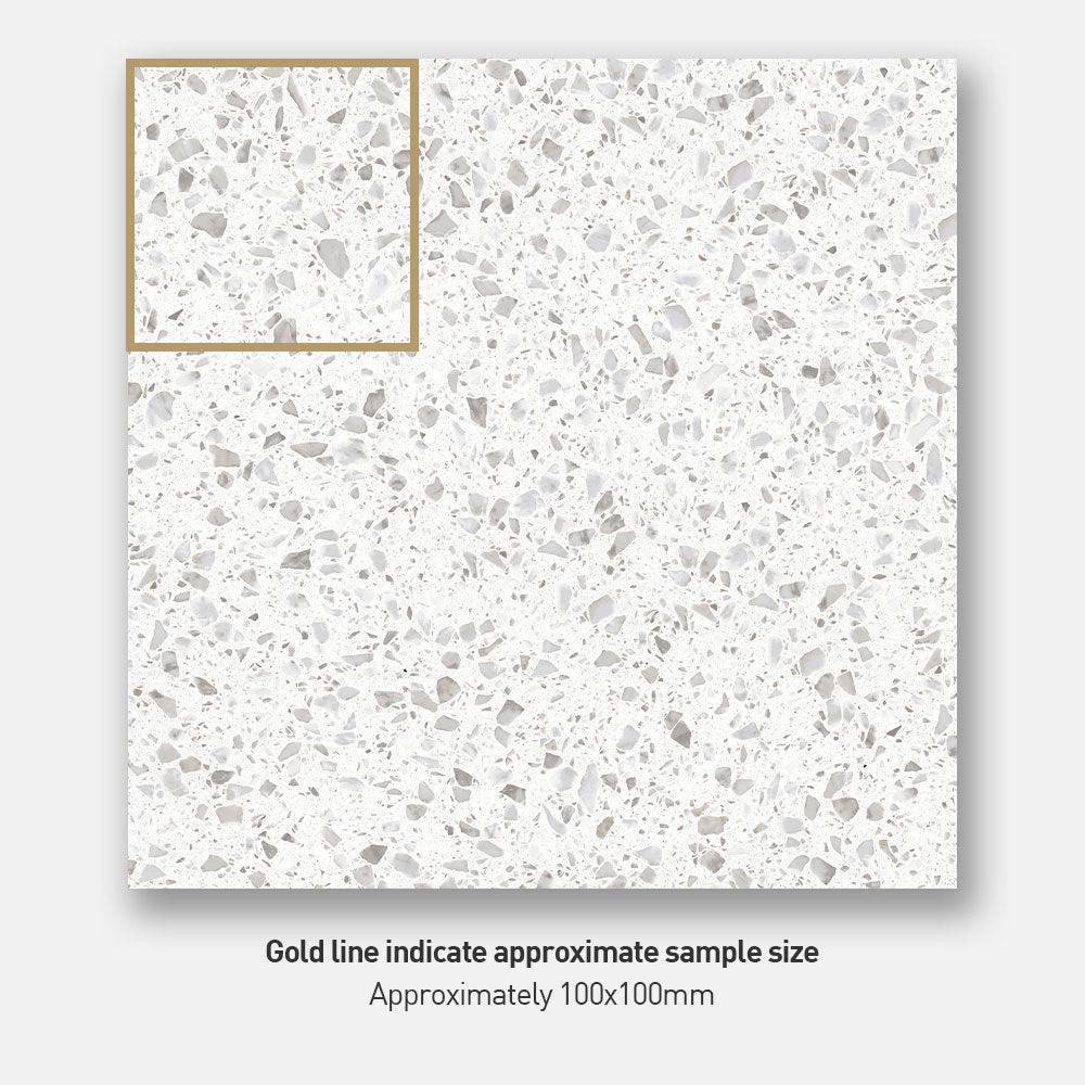 Roma Boulevard 600x600 Matt Terrazzo Porcelain Tile - Tile Lane