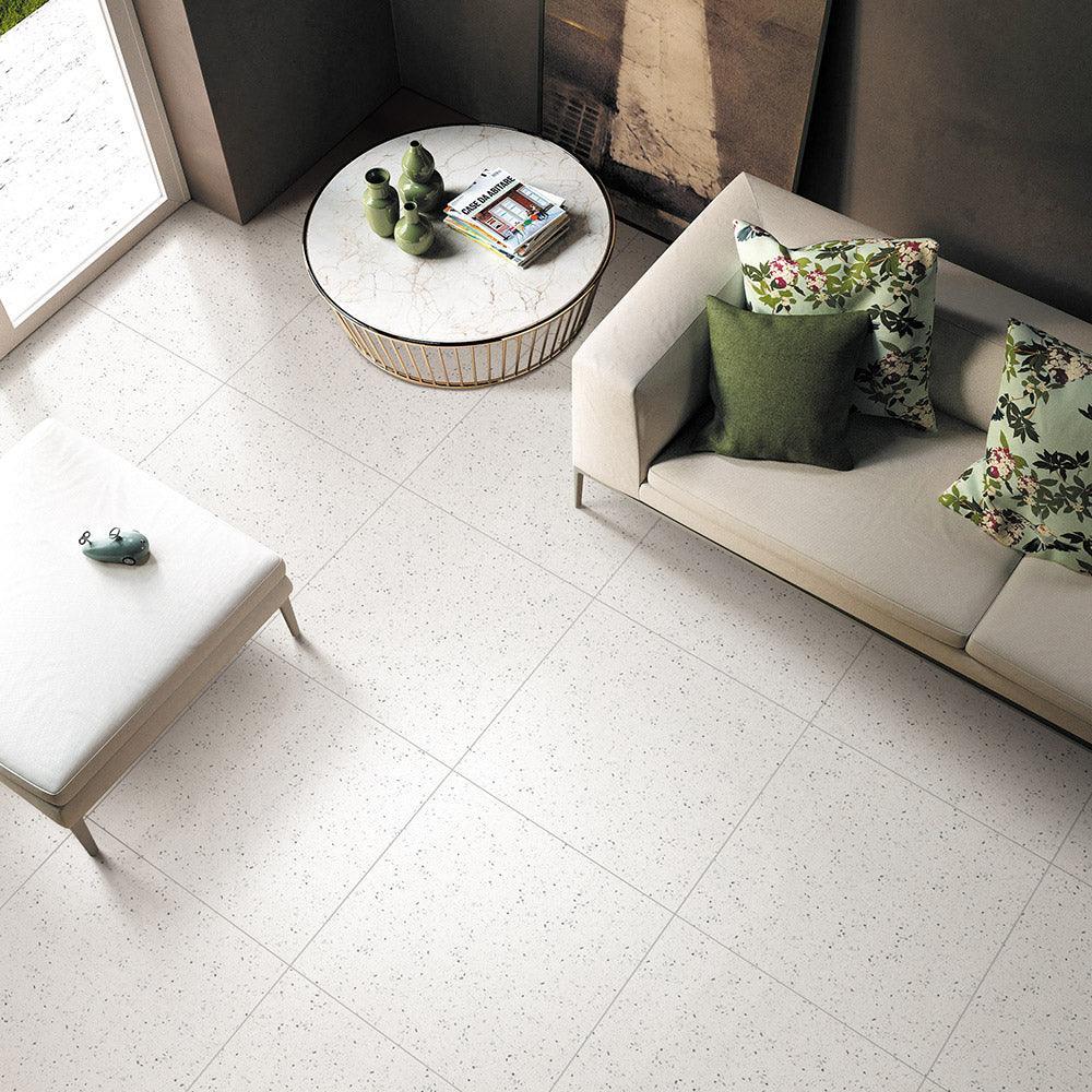 Roma Promenade 600x600 Matt Terrazzo Porcelain Tile - Tile Lane