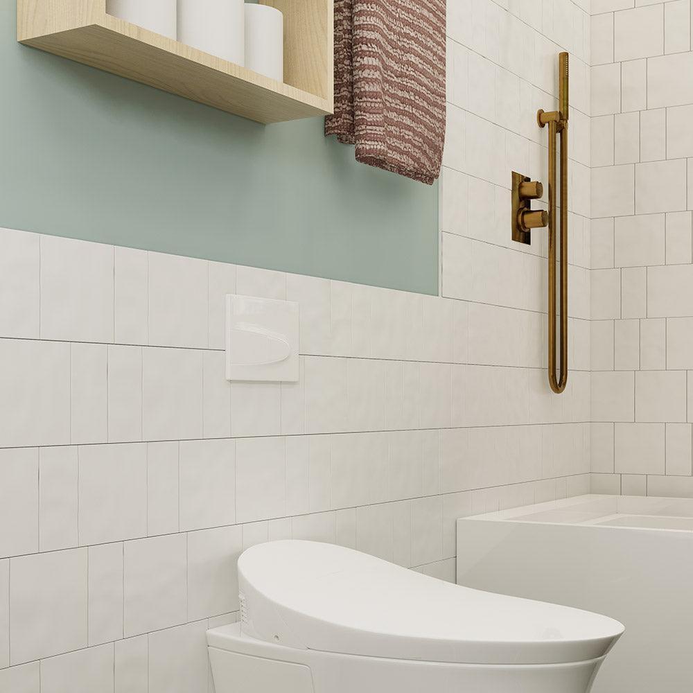 Santorini Daylight White 152X152 Matt Subway Tile - Tile Lane