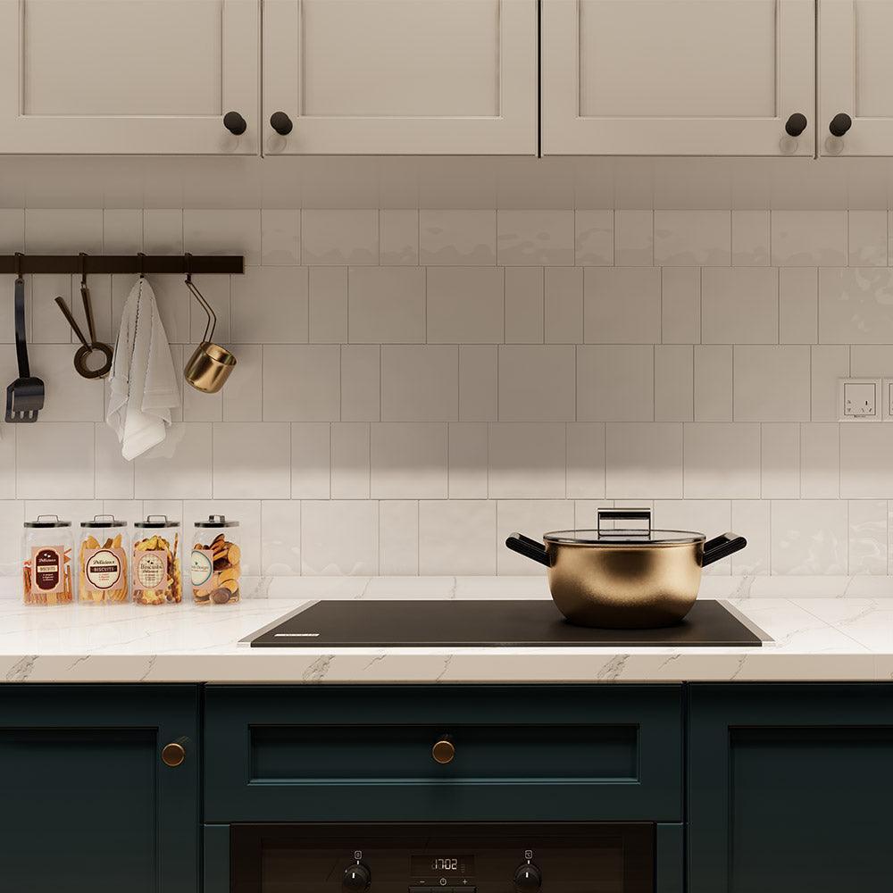 Santorini Daylight White 76X152X9 Gloss Subway Tile - Tile Lane