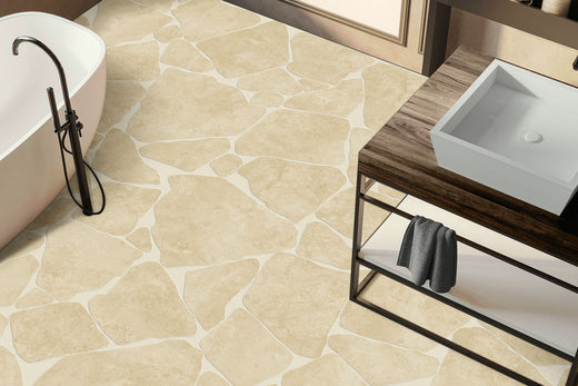 Crazy Paving Porcelain Tiles: Durability Meets Natural Elegance