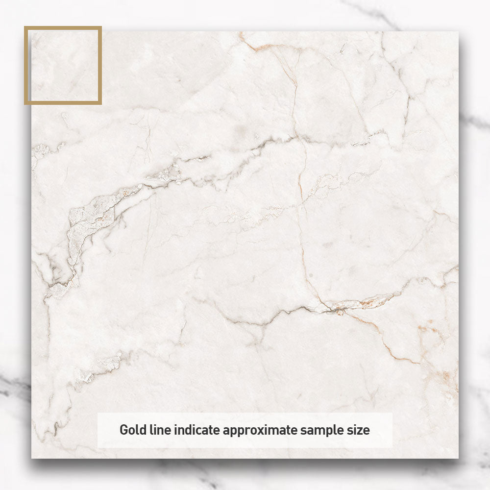 Adelaide Grey 600x600 Matt Marble Look Porcelain Tile