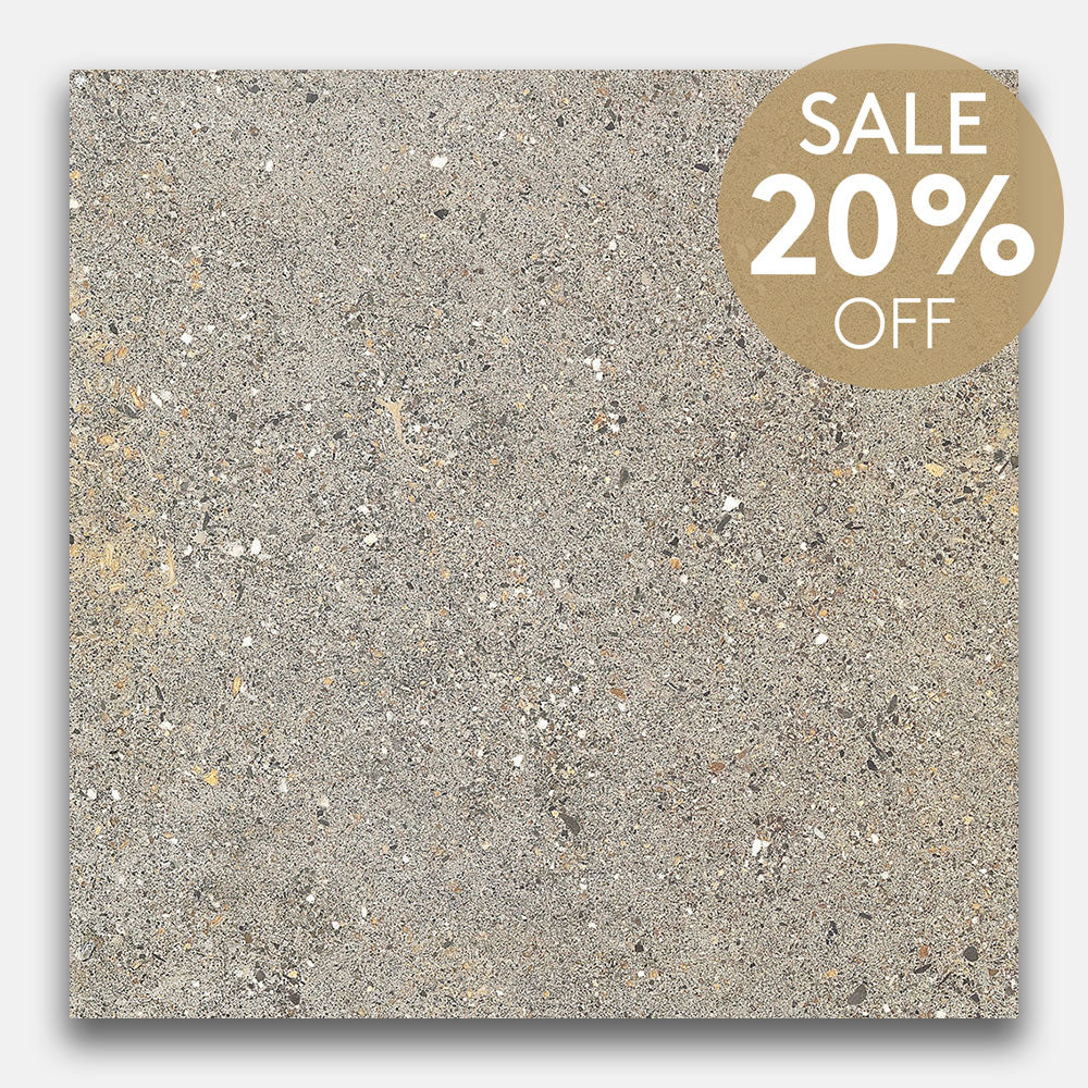 Atlanta Light Grey 600x600 Matt Porcelain Tile